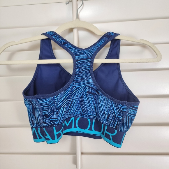 Under Armor Blue Sports Bra - Picture 2 of 3